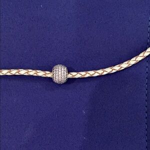 Pandora pink CZ charm